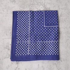 画像1: 50's FAST COLOUR ドット柄 バンダナ (1)