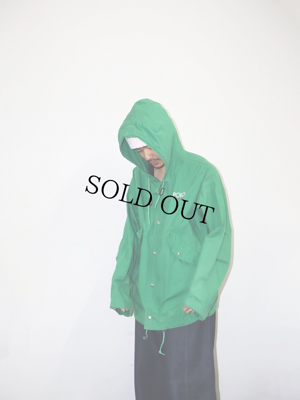 画像2: 90's POLO SPORT Ralph Lauren ロゴ刺繍 コットンパーカー L (2)