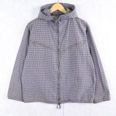 画像1: 60's Sun Valley ストライプ柄 逆ハジップパーカー (1)