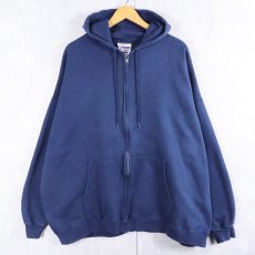 画像1: Hanes スウェットジップパーカー 2XL (1)