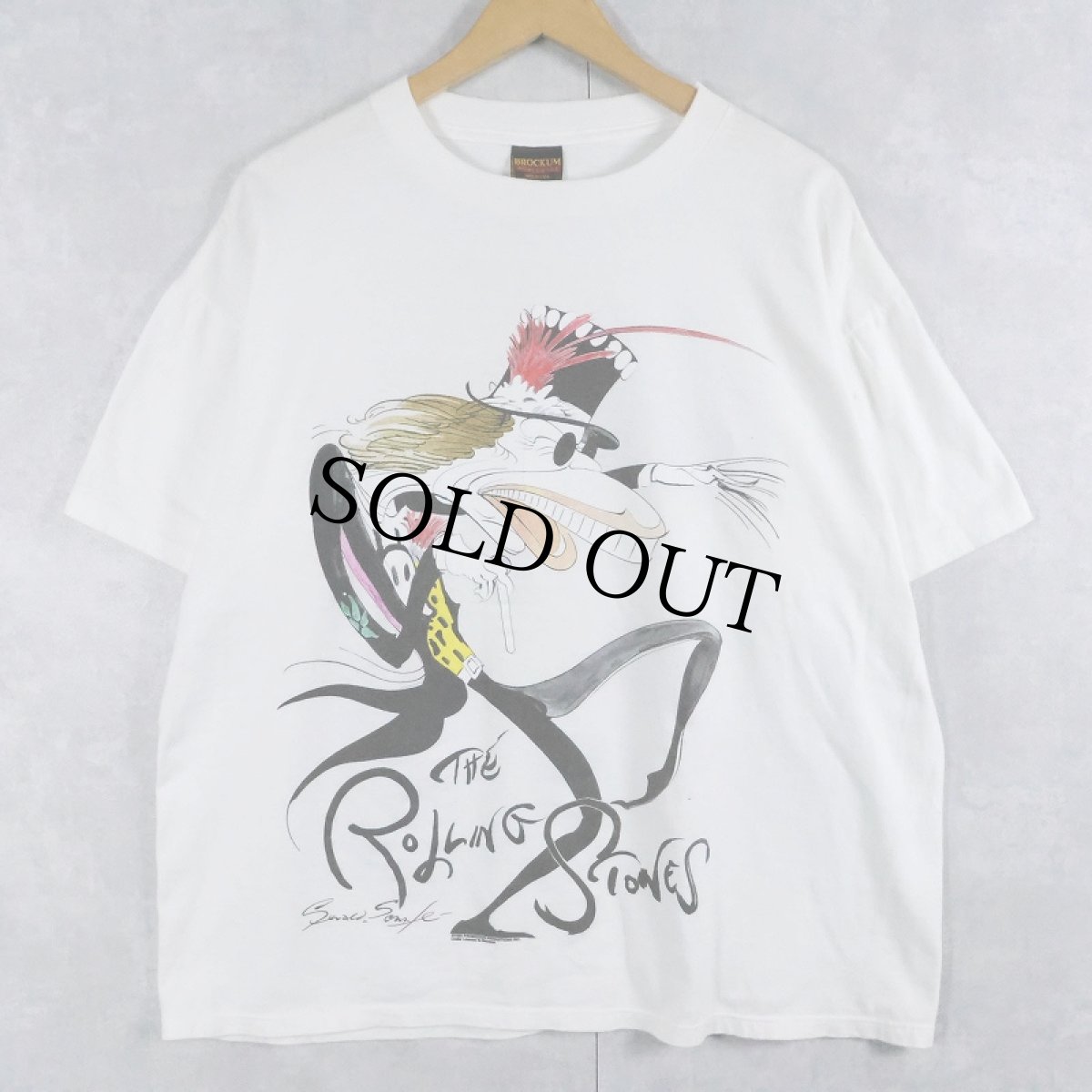 画像1: 90's The Rolling Stones USA製 "Gerald Scarfe Voodoo Lounge" ロックバンドTシャツ L (1)