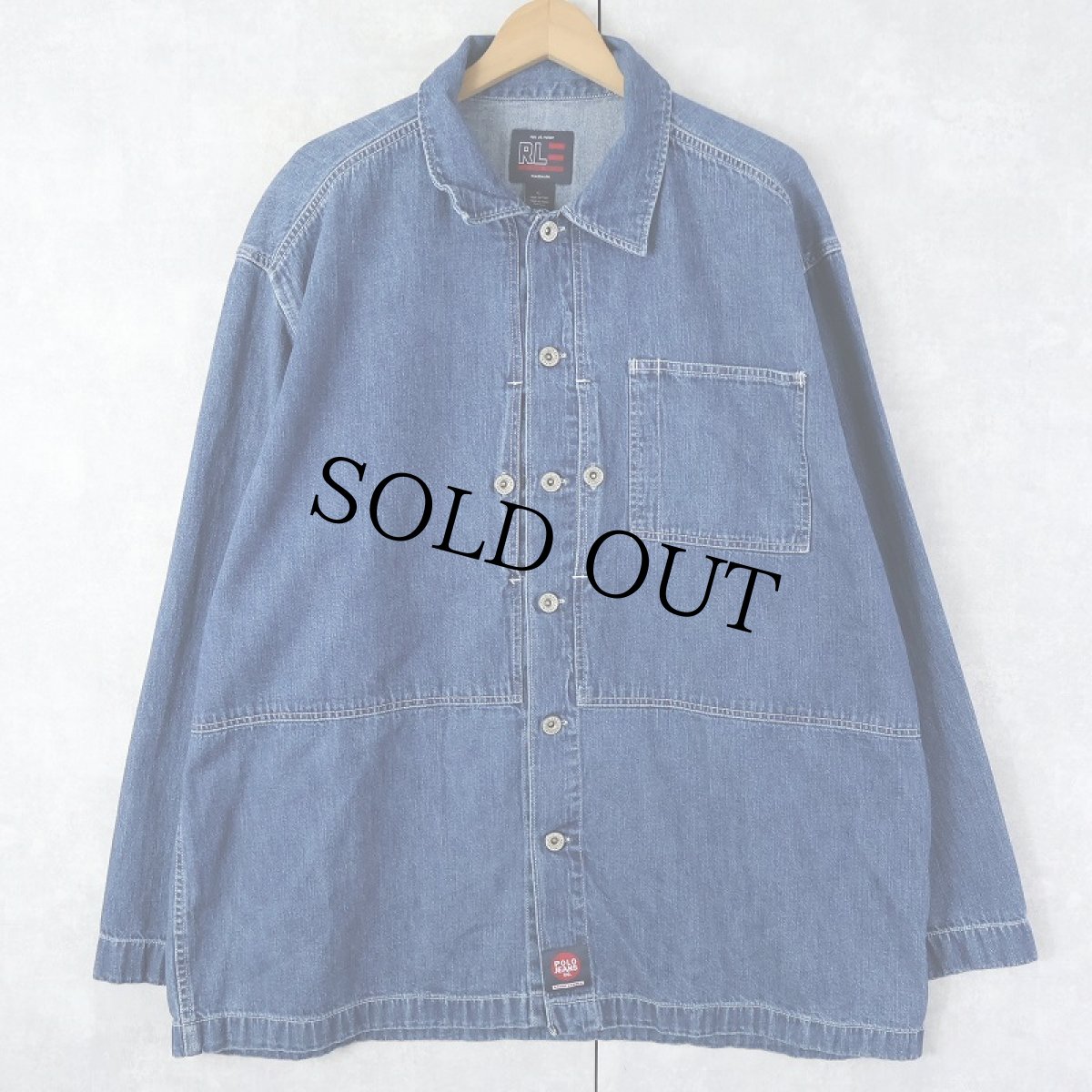画像1: Ralph Lauren POLO JEANS CO. "P-44TYPE" デニムジャケット L (1)