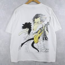 画像2: 90's The Rolling Stones USA製 "Gerald Scarfe Voodoo Lounge" ロックバンドTシャツ L (2)