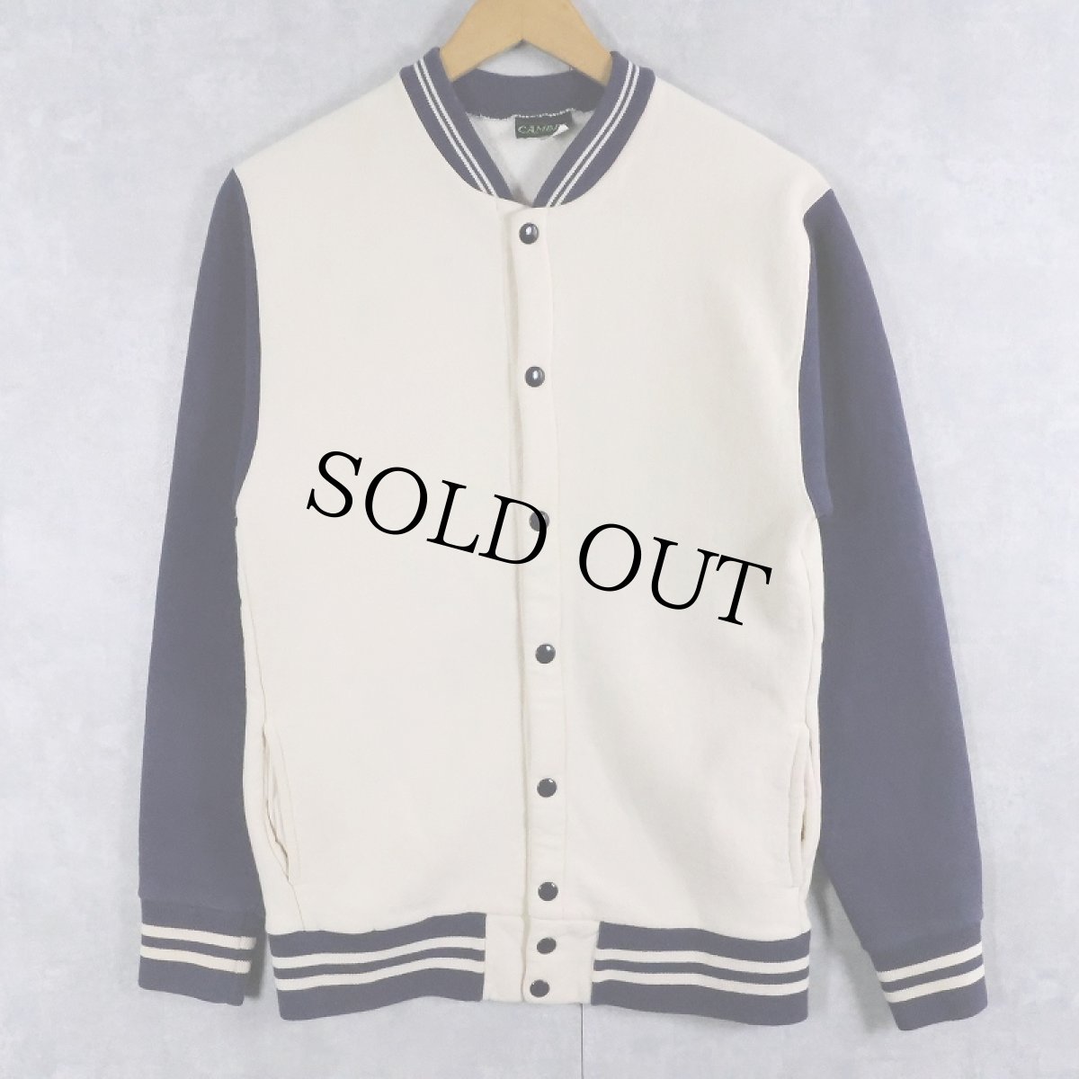 画像3: 90's CAMBER USA製 2トーン スウェットスタジャン S (3)