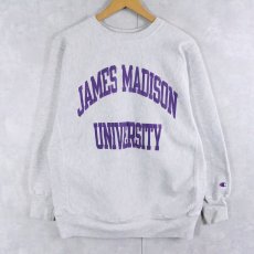 画像1: 90's Champion REVERSE WEAVE USA製 "ANES MADISON UNIVERSITY" プリントスウェット XL (1)