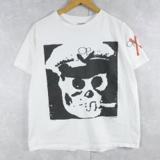 画像1: 80's Ocean Pacific スカルプリントTシャツ L (1)