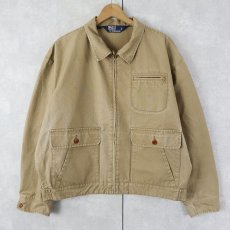 画像1: POLO Ralph Lauren コットンワークジャケット L (1)