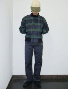 画像2: POLO Ralph Lauren USA製 ブラックウォッチチェック柄 オイルドジャケット S (2)