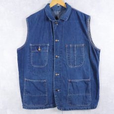 画像2: 60's〜 BIG MAC JCPenney "Harley Davidson" ワッペン付き デニムベスト (2)