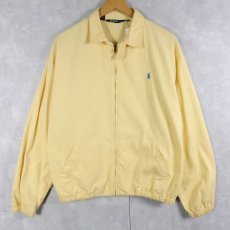 画像1: 90's POLO Ralph Lauren USA製 ロゴ刺繍 コットンスイングトップ M (1)