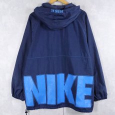 画像1: 90's NIKE ロゴプリント ナイロンパーカー M (1)