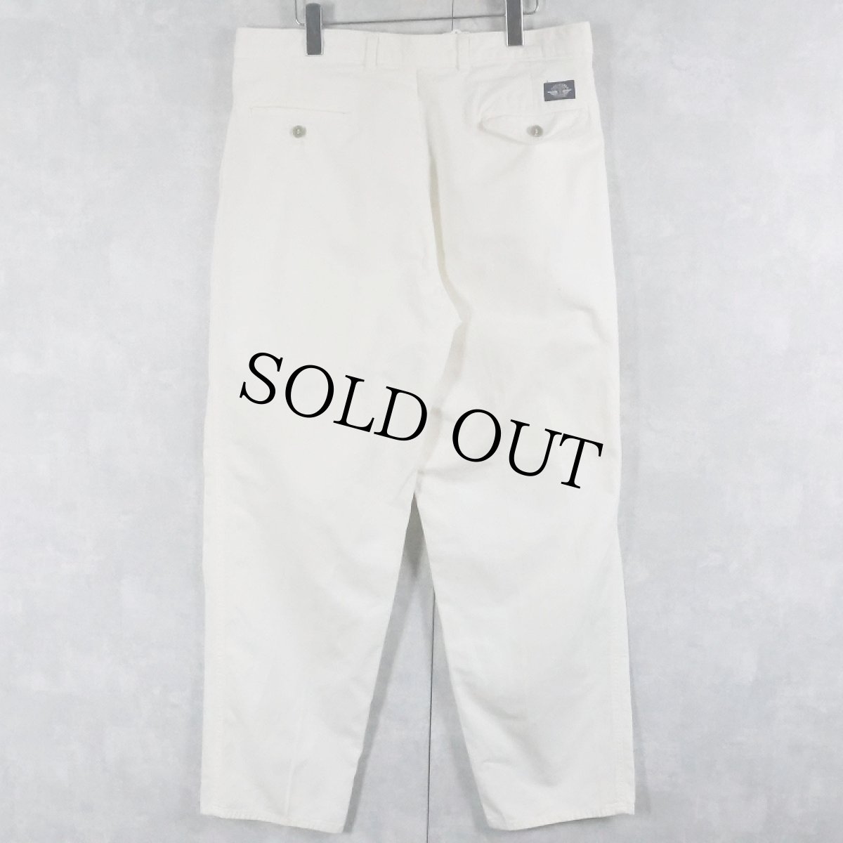 画像3: 90's DOCKERS 2タック チノパン W35 (3)