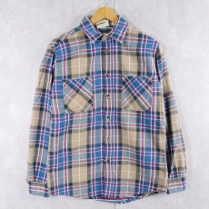 画像1: 80's ST JOHN'S BAY USA製 "BIGMAC FLANNEL" チェック柄 ヘビーネルシャツ M (1)