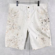 画像2: Dickies ペンキペイント ペインターショーツ W35 (2)