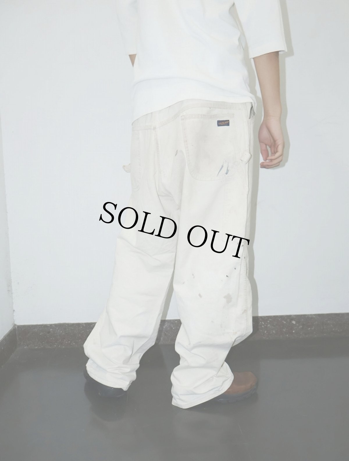 画像2: 80's DEE CEE USA製 ペンキペイント ペインターパンツ W37 (2)