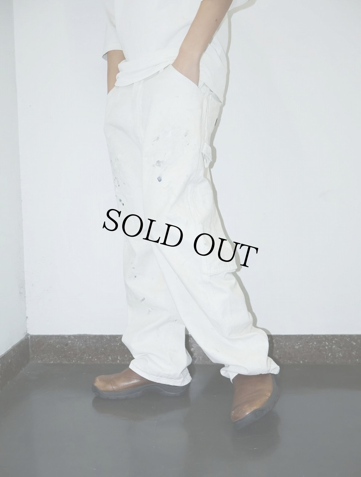 画像1: Dickies × SHERWIN WILLIAMS ペンキペイント ペインターパンツ W37 (1)