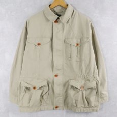 画像1: 90's GAP コットンサファリジャケット M (1)