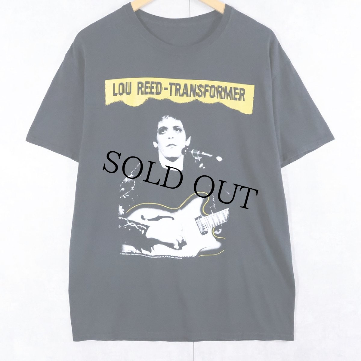 画像2: 2000's LOU REED "Transformer" シンガーソングライター プリントTシャツ BLACK (2)
