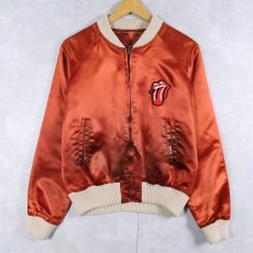 画像2: 1978 The Rolling Stones "OUTLAWS" ロックバンドツアーサテンジャケット (2)
