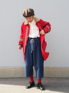 画像2: 70's OSH KOSH USA製 デニムペインターパンツ W48 (2)