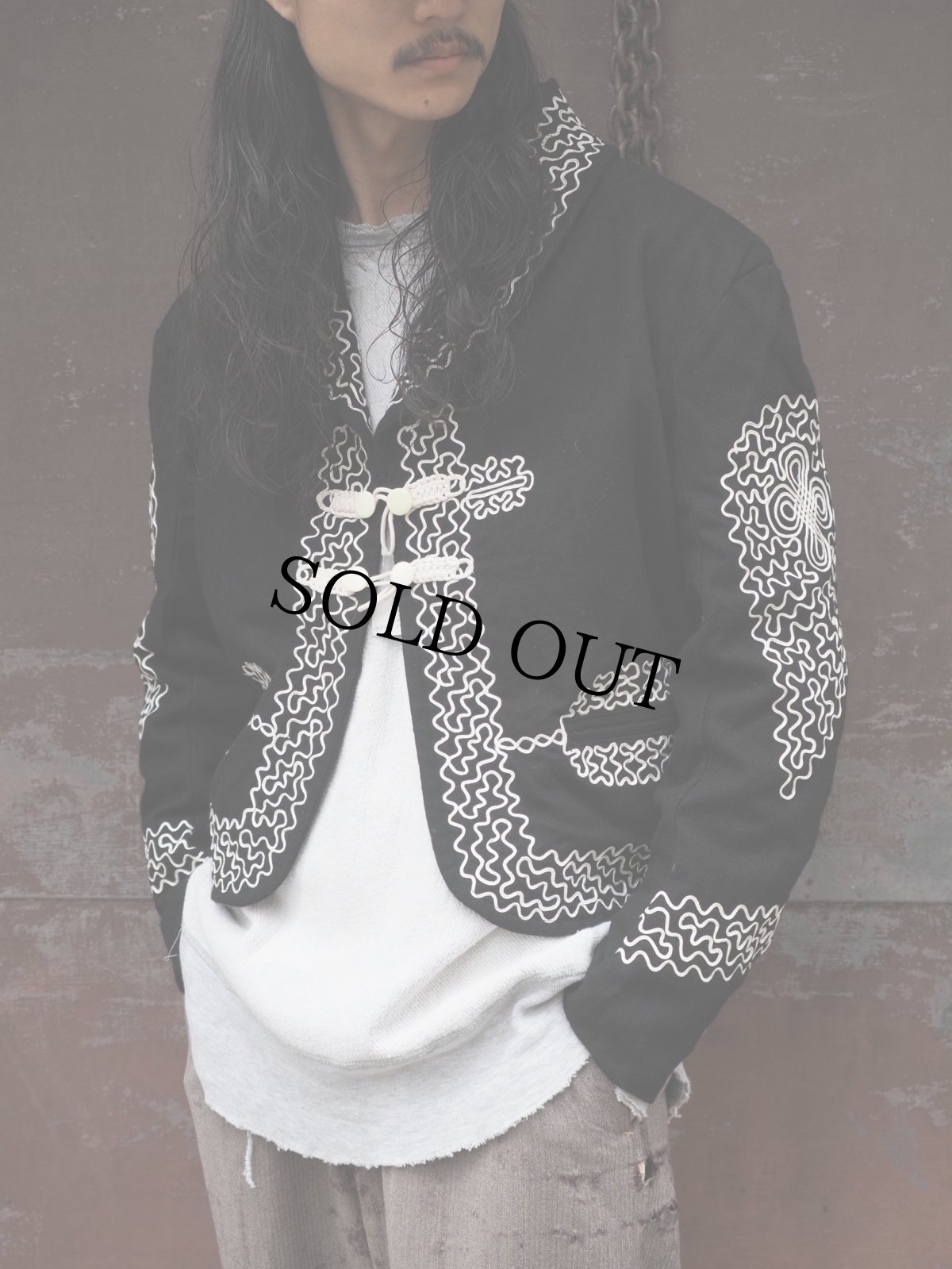 画像2: 60's マリアッチジャケット/パンツ BLACK SETUP (2)