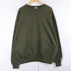 画像1: 80〜90's Champion USA製 青刺繍タグ 後期 前V スウェット XXL (1)