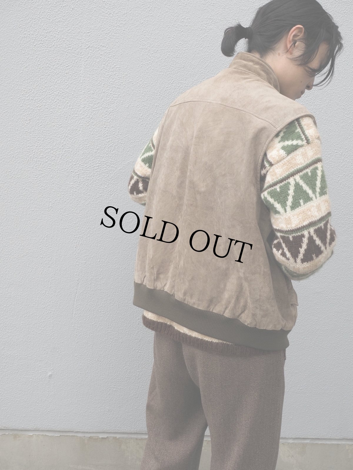 画像2: ORVIS スエードレザーベスト L (2)