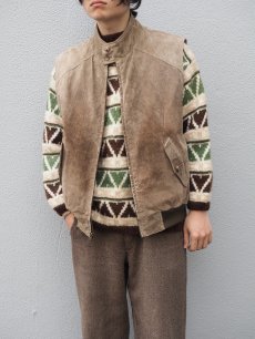 画像1: ORVIS スエードレザーベスト L (1)