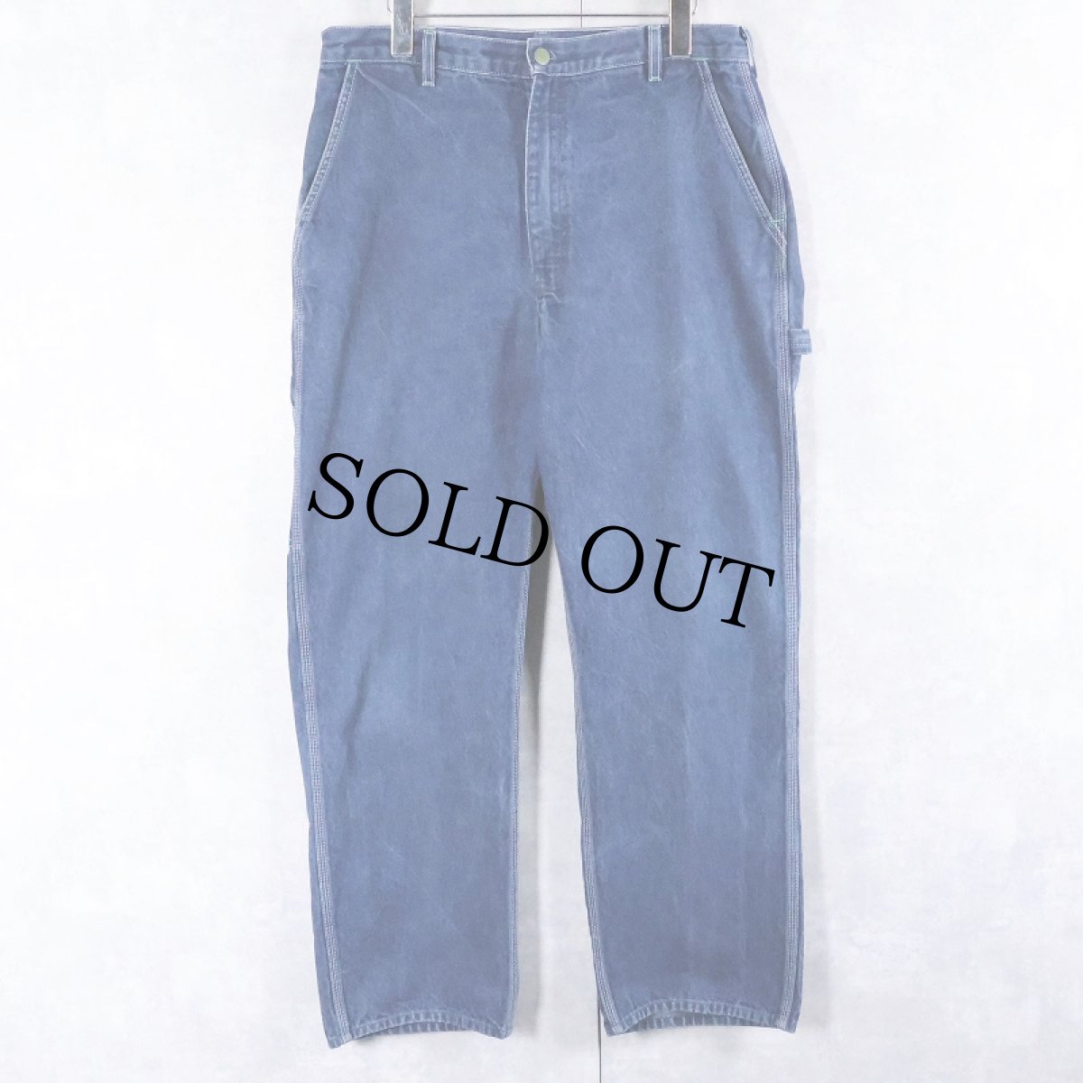 画像3: 90's OSHKOSH デニムペインターパンツ W34 (3)