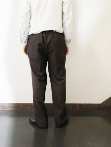 画像5: 80's Christian Dior MONSIEUR 2タックウールスラックス W37 (5)