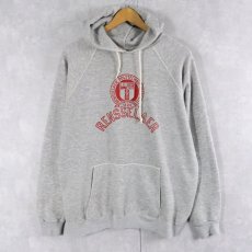 画像1: 70〜80's "Rensselaer Polytechnic Institute" プリントスウェットフーディー  (1)