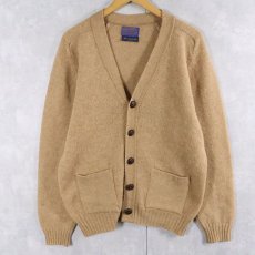 画像1: 70's PENDLETON USA製 ウールニットカーディガン L (1)