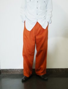 画像1: Step one コットン×ラミー 2タックスラックス W32 (1)