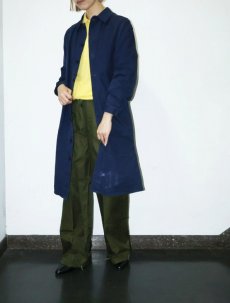 画像1: 90's BW German Military ワークカバーオール リメイクコート  (1)