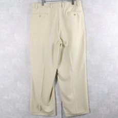 画像3: Sean John ストライプ柄 ウール×レーヨン混 4タックスラックス W35 (3)