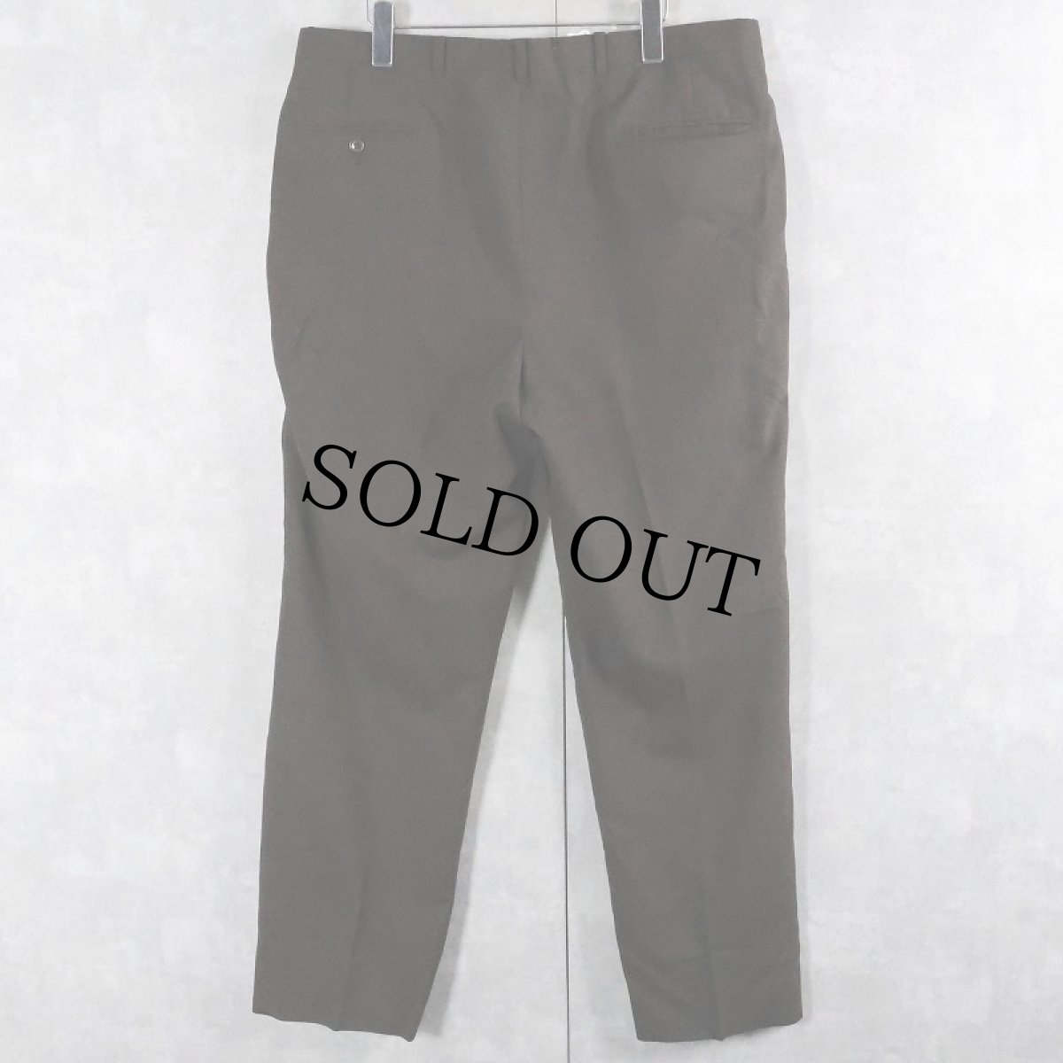 画像3: 80's Christian Dior MONSIEUR 2タックウールスラックス W37 (3)