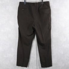 画像3: 80's Christian Dior MONSIEUR 2タックウールスラックス W37 (3)