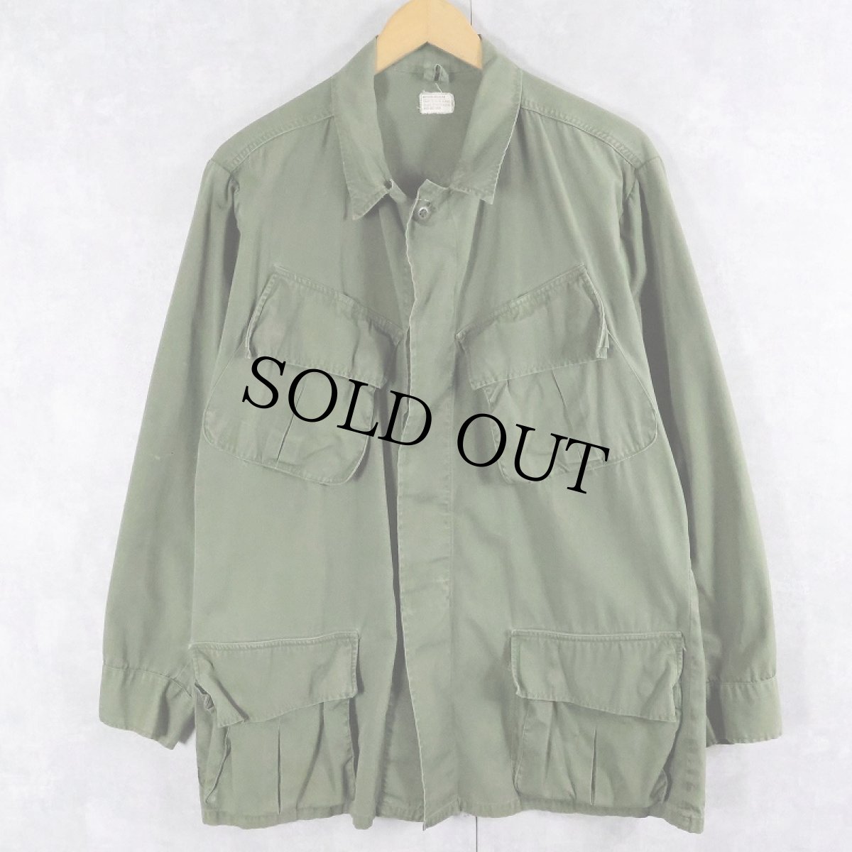 画像1: 60's U.S.ARMY ジャングルファティーグジャケット 3rd MEDIUM (1)