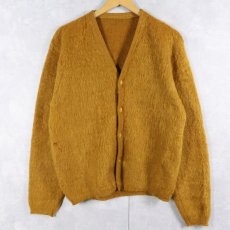 画像1: 60's〜 モヘアニットカーディガン (1)