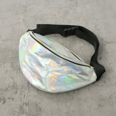 画像1: シャイニー エナメルウエストポーチ (1)