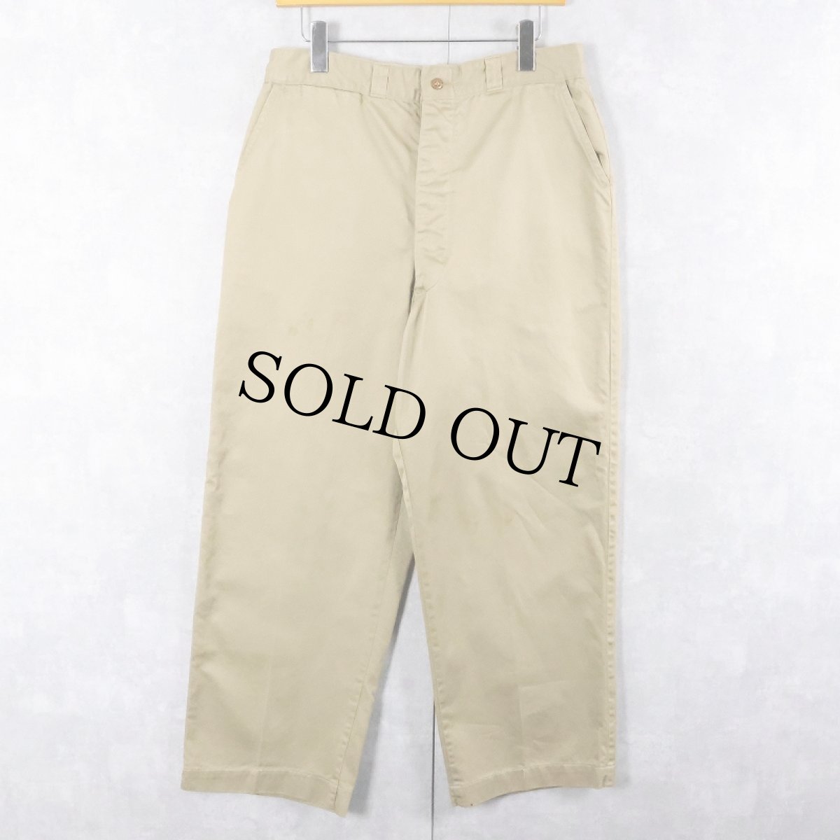 画像2: 50's U.S.ARMY チノトラウザーズ W32 (2)