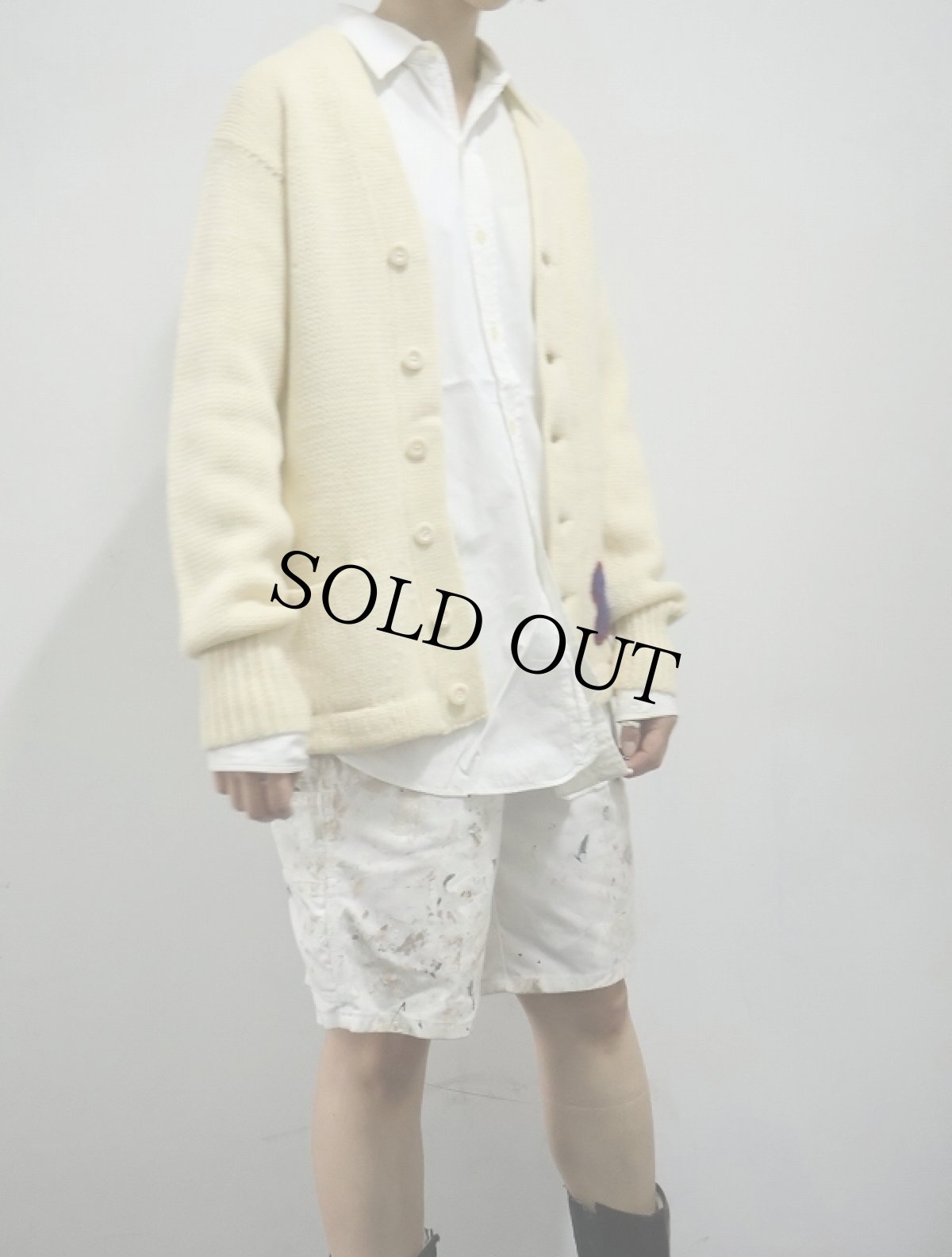 画像1: Dickies ペンキペイント ペインターショーツ W35 (1)