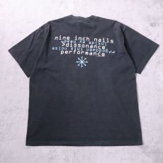 画像2: 90's NINE INCH NAILS USA製 "Dissonance" ロックバンドツアーTシャツ BLACK XL (2)