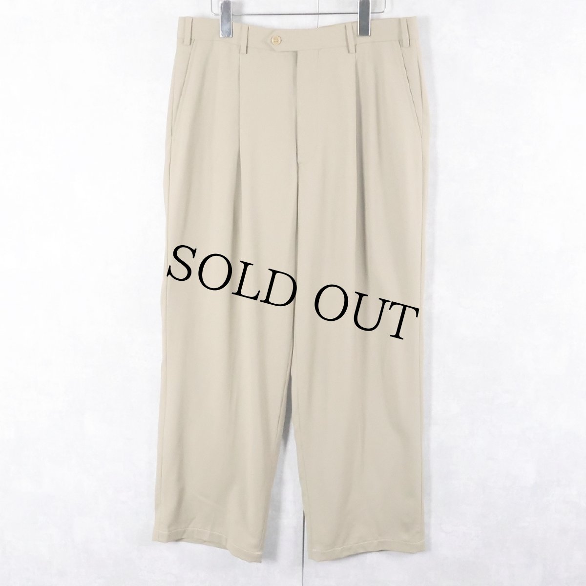 画像1: ARMANI COLLEZIONI ウールスラックス W33 タグ付き未使用 (1)