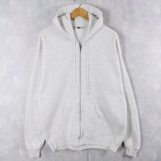 画像1: 90's Lee USA製 無地 スウェットジップパーカー L (1)