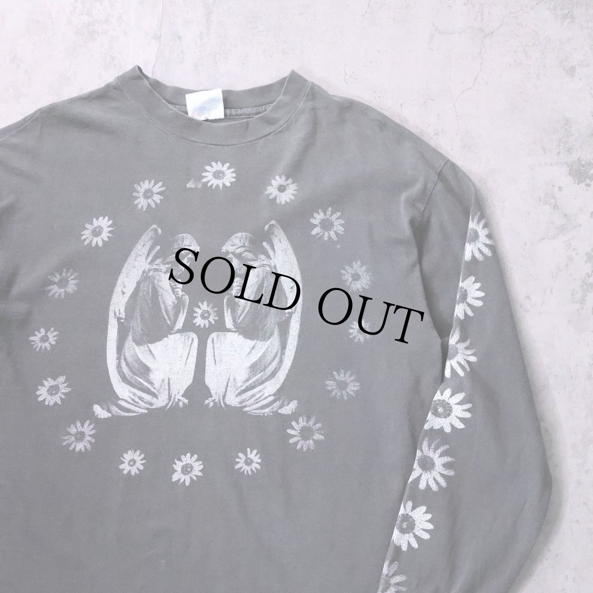 画像1: 90's MOJOWARE USA製 プリントロンT L (1)