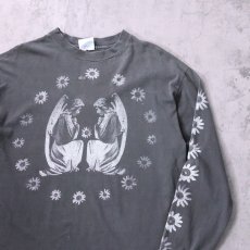 画像1: 90's MOJOWARE USA製 プリントロンT L (1)