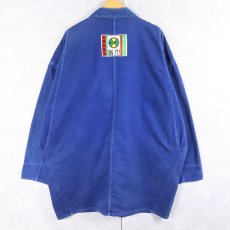 画像2: 90's CROSS COLOURS USA製 カラーデニムカバーオール SIZE2 (2)