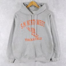 画像1: "S.M. NORTH WEST TRACK & FIELD" ウイングフット プリントスウェットフーディー (1)