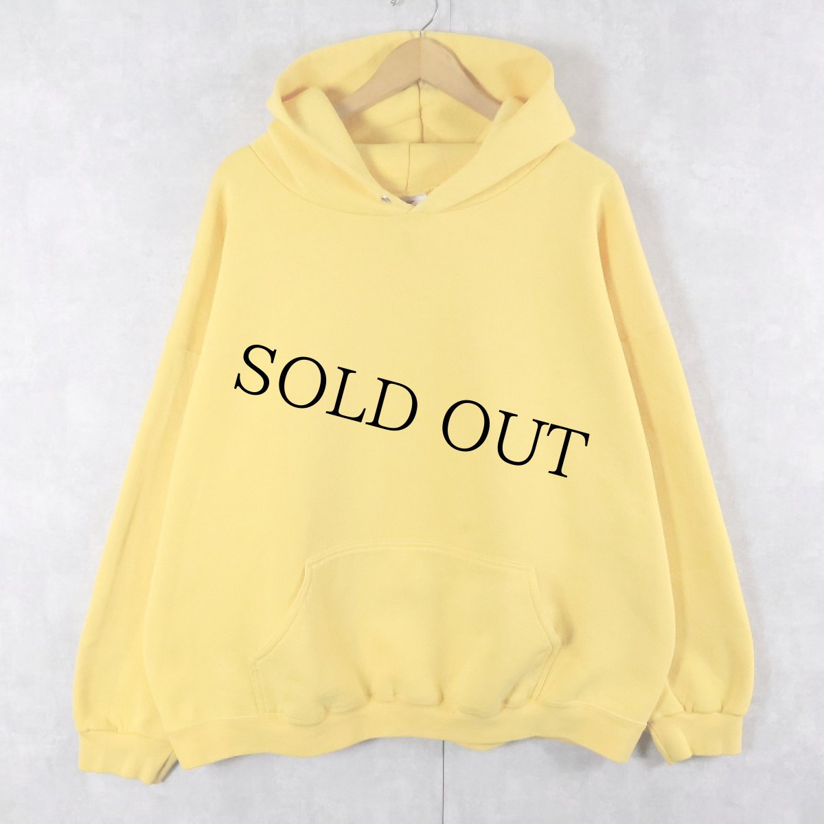 画像1: 90's PRO SPIRIT USA製 無地 スウェットフーディー 3XL (1)